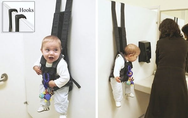 CURIOSO: Colgador de bebés