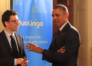 Obama recibió al fundador de Duolingo en el Demo Day