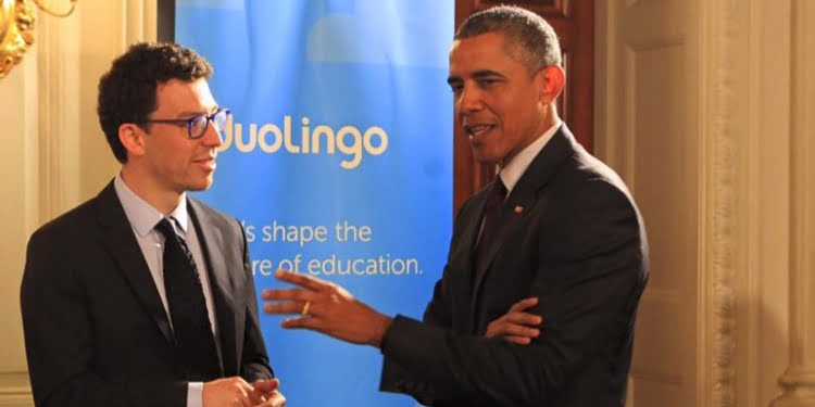 Obama recibió al fundador de Duolingo en el Demo Day