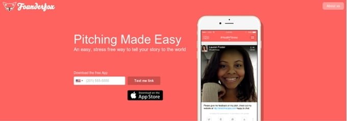 Founderfox, una aplicación para compartir tu elevator pitch