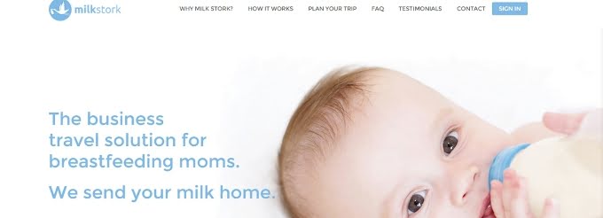 CURIOSO: Milk Stork, una startup para enviar leche materna