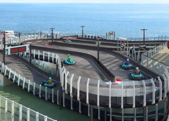 CURIOSO: Crucero con pista de kartings incluida