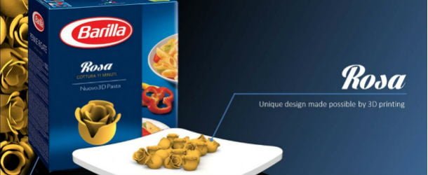 IMPRESIÓN 3D: Ahora, la pasta italiana se imprime en diferentes formas y colores