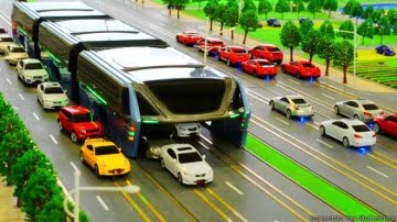 CURIOSO: China construirá un autobús que se eleva por encima de los atascos
