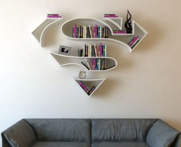 Superestanterías para superhéroes
