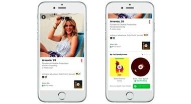 Tinder se «matcheó» con Spotify