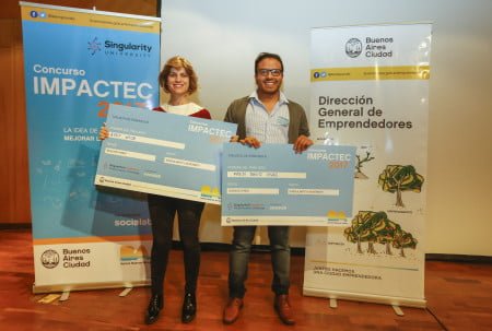 Amit Wior y Fredi Vivas, ganadores de ImpacTec 2017