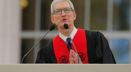 El mensaje de Tim Cook a los jóvenes: «No piensen como computadoras»