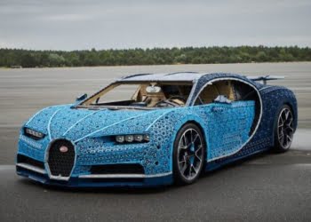 LEGO Bugatti Chiron, una joya de tamaño real que se puede conducir a 20 Km/h