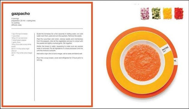 Pantone Foodmood: El libro de cocina inspirado en los colores
