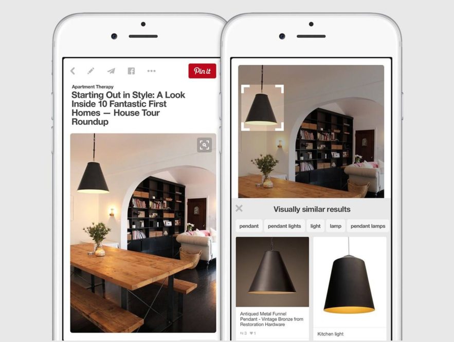 Las oportunidades para las marcas que presentan las búsquedas visuales de Pinterest