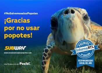 Posibl produjo para Subway la campaña NoSalvemosALosSorbetes o #NoSalvemosALosPopotes