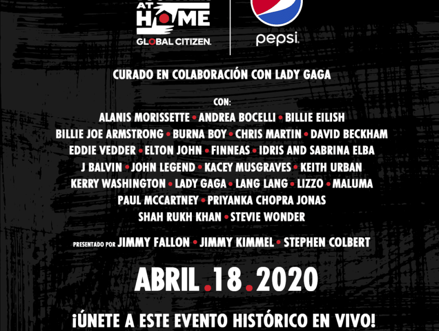 Global Citizen anunció una ampliación de la lista de artistas que participarán en el especial de emisión global One World: Together At Home, que se llevará a cabo para ofrecer apoyo a la respuesta global ante la pandemia de COVID-19 liderada por la Organización Mundial de la Salud.