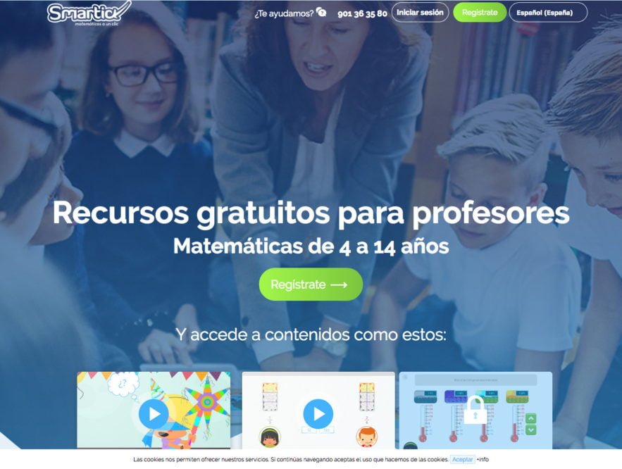 Smartick pone su plataforma a disposición de los docentes