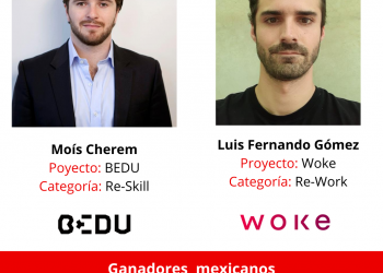dos startups mexicanas ganadoras del Santander X #TomorrowChallenge