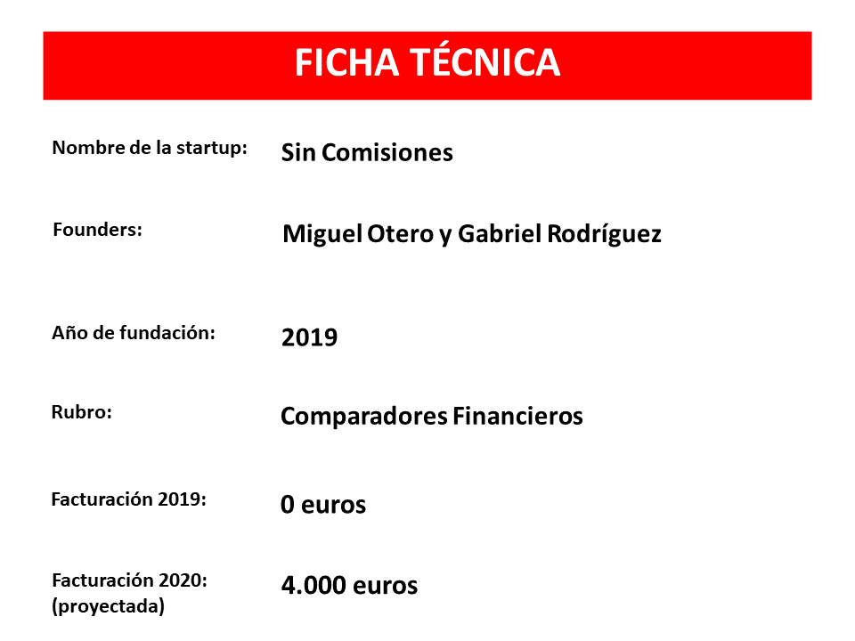 ficha técnica de Sin Comisiones