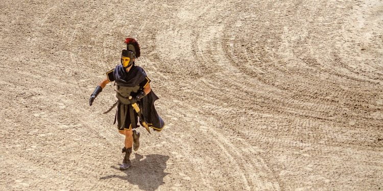 El emprendedor es un gladiador defendiendo sus sueños