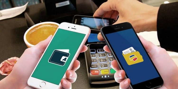 Evite el contacto físico con las billeteras electrónicas