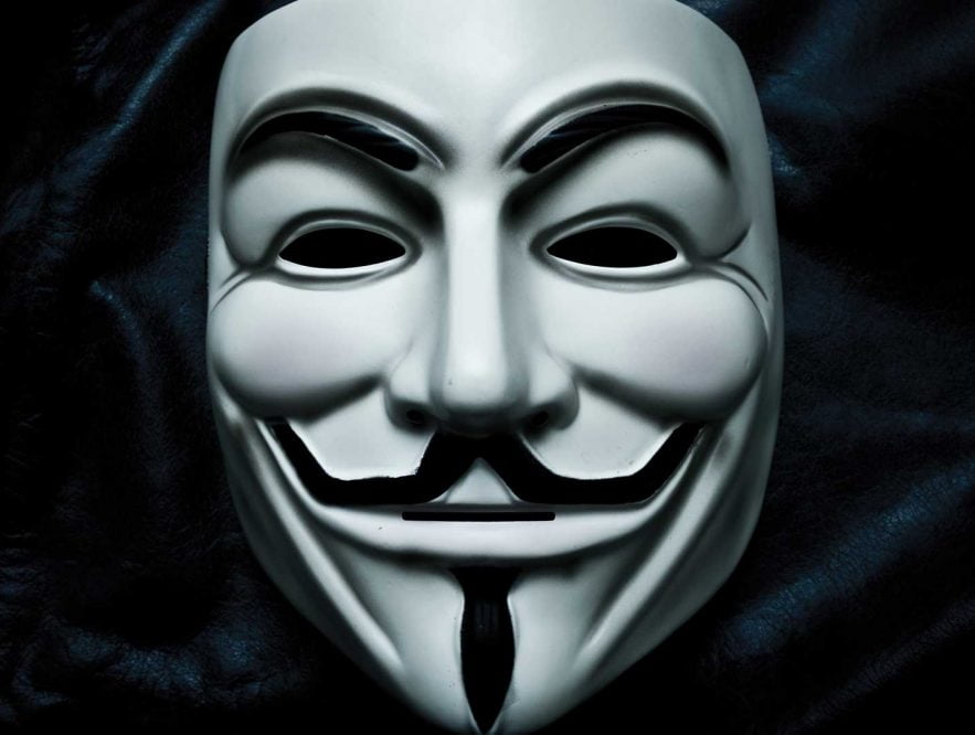 Anonymous, el rostro más conocido de la delincuencia informática