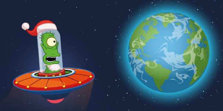 Un marciano invadirá Internet en Navidad