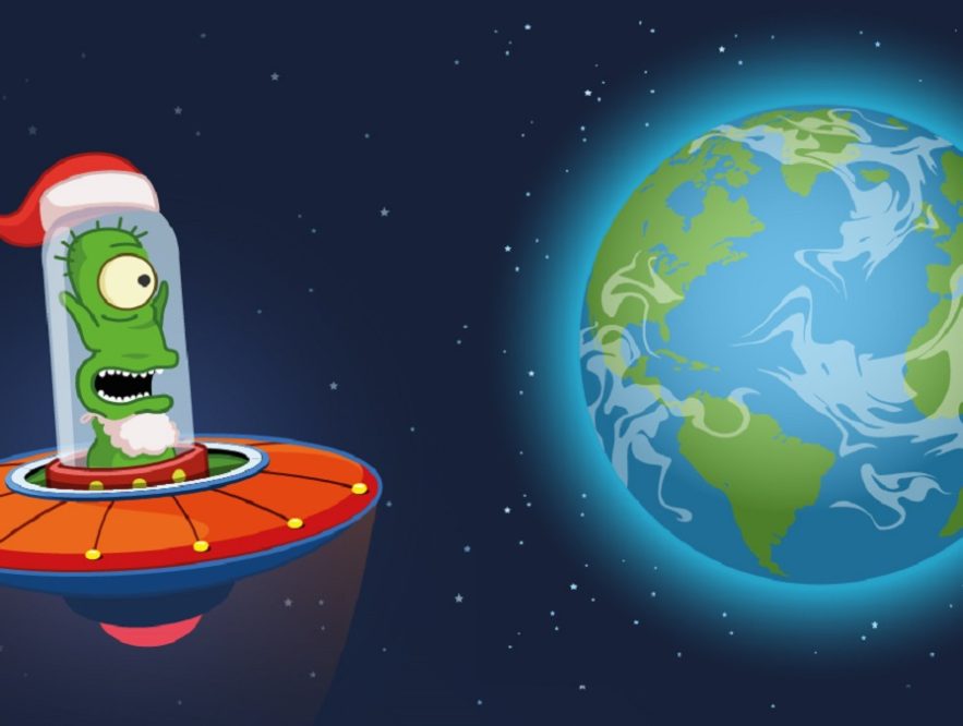 Un marciano invadirá Internet en Navidad