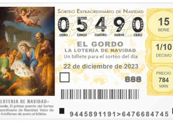 El número 05490 fue el ganador del sorteo del Gordo de Navidad de España versión 2022