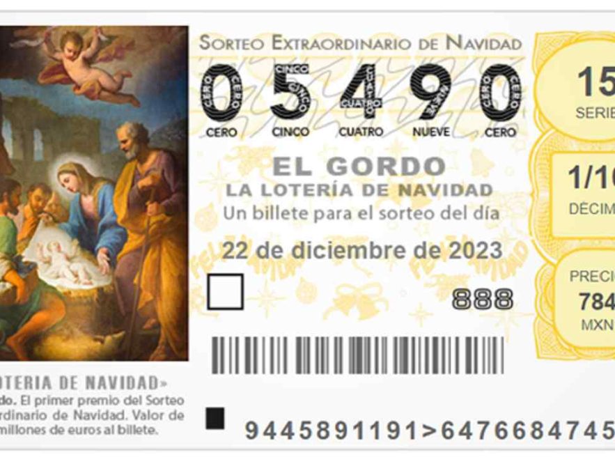 El número 05490 fue el ganador del sorteo del Gordo de Navidad de España versión 2022