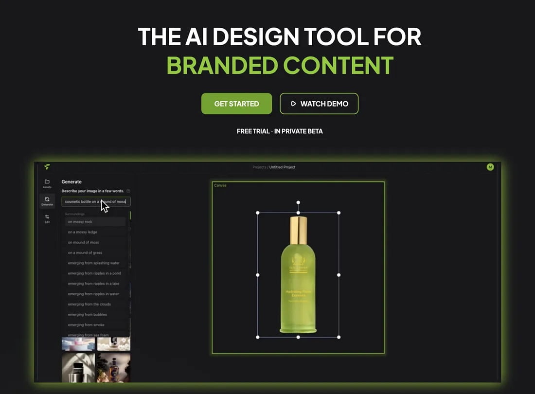 Flair es una herramienta de diseño de IA que facilita enormemente la creación de imágenes de marca.
