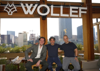 Cristóbal Perdomo, Eric Pérez-Grovas y Luis Garza Sada, founders de Wollef