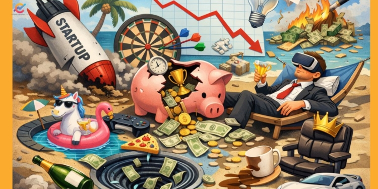 Las razones absurdas por las que las startups se quedan sin dinero y fracasan