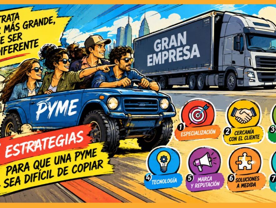 No podés competir con una empresa grande jugando el mismo juego: 7 estrategias para que una pyme sea difícil de copiar