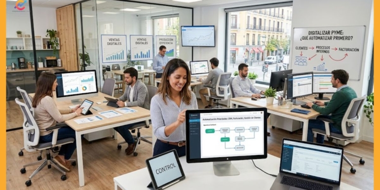 Digitalizar una pyme: qué automatizar primero para crecer