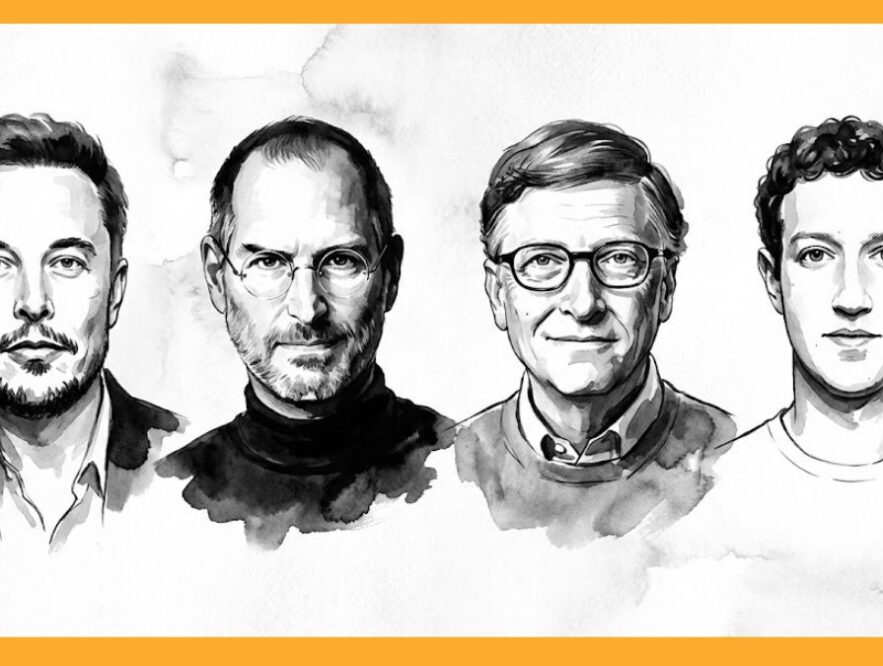 Las claves del liderazgo de Musk, Jobs, Gates y Zuckerberg