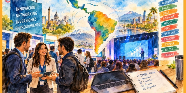Octubre 2026: La agenda de eventos para emprendedores en Latinoamérica