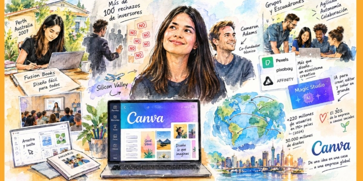 Cómo pasó Canva de 100 rechazos a empresa global