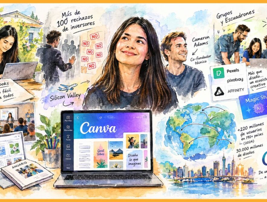 Cómo pasó Canva de 100 rechazos a empresa global