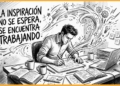 La inspiración no se espera: se encuentra trabajando