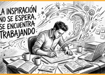 La inspiración no se espera: se encuentra trabajando