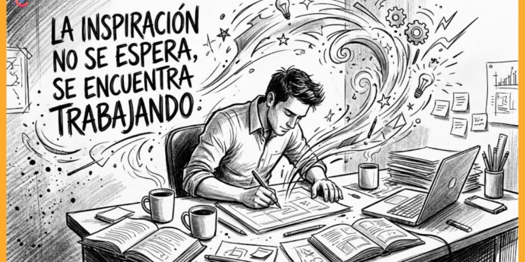 La inspiración no se espera: se encuentra trabajando